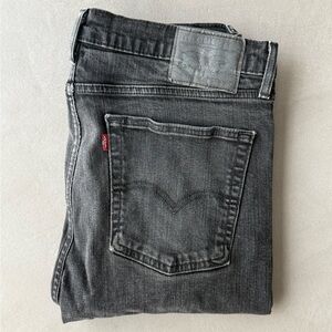 Levi's 510 Slim Straight Black Washed Jeans 36x30